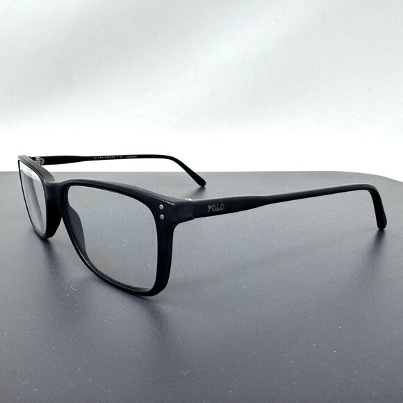 Ralph Lauren Polo Eyeglasses PH 2155 5284 Matte Black Square Frame 54 [] 18 145